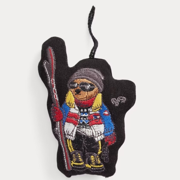 Polo RALPH LAUREN Ski Polo Bear Holiday Ornament - Picture 1 of 2
